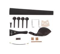 ifundom 4/4 Violin Accessory Set Ebony Violin Parts with Hardwood Fingerboard and Maple Components Complete Undamaged Piano Tools for Professional Accessories Random Color