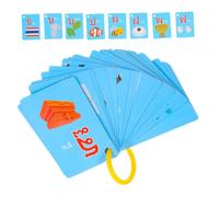 ifundom 4 Boxes Thai Flash Cards for 180pcs Portable Language Learning Cards Educational Flashcards Early Childhood Teaching