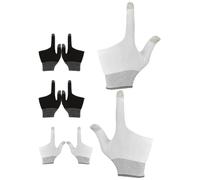 ifundom 4 Pairs Two-finger Gaming Gloves Nylon Graphene Touchscreen Control
