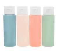 ifundom 4 Pcs Travel Lotion Bottles Empty Squeeze Bottles for Travel Use, 50ml Plastic Refillable Containers with Practical Design and Easy to Carry, Sturdy and Portable for Outdoor Use