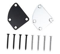 ifundom 4 Sets Replace Old Guitar Neck Plate 8 Screws Included Easy Install for Bass Electric Guitars