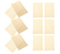 ifundom 40 Sheets Thick Xuan Rice Paper for Chinese Calligraphy Practice 2cm Grid, Antique Color Handwriting Paper for Students and Calligraphy Art Supplies