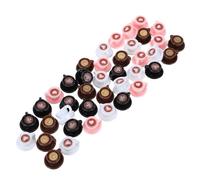 ifundom 40pcs Miniature Resin Coffee Mugs Set, Mini Tea Cup Decorations for Dollhouse, Tiny Drink Cups for Miniature Home, Party and Bakery Accessories
