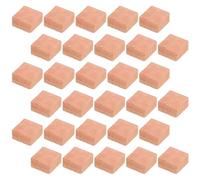 ifundom 40pcs Miniature Simulation Brick Models Red Square DIY Building for Sand Table Layouts Architectural Decor Craft Smooth Surface Safe for DIY Castle and Cabin Models