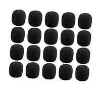 ifundom 40Pcs Professional Mic Sponge Covers Lapel Microphone Protective Covers Moisture Prevention Sound Reinforcement Effect Simple Practical Design for Vocal Microphone Use