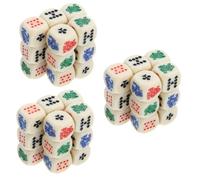ifundom 45pcs Acrylic Poker Dice Fun Game Dices for Parties Drinking Games and Entertainment Lightweight and Dices