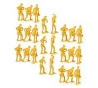 ifundom 45pcs Miniature Workers Models Toy Figures for Construction Lovers Excavator Building Toy