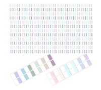 ifundom 480pcs Colorful Writable Book Sticky Index Tabs Repositionable Page Markers for Notebook, Journal, Planner and File Organization with 240 Light Color + 240 Soft Tone Color Labels