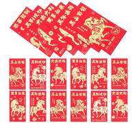 ifundom 48Pcs Chinese New Year Red Envelopes Large Red Pocket Bags for 2026 Year of The Horse Spring Festival Traditional Hongbao Money Packets