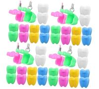 ifundom 48pcs Teeth Stage Keepsake Box for Boys and Girls Milk Teeth Sweets Holder Boxes for Boys and Girls Design Case
