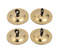 ifundom 4pairs Educational Musical Instrument Finger Zills Ride Cymbals Safe for Enhance Boys and Girls Rhythm Awareness
