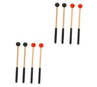 ifundom 4pairs Marimba Mallets Percussion Sticks for Tongue Drum and Xylophone and Smooth Musical Accessories for Boys and Girls and Adults