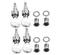 ifundom 4pcs Banjo Machine Heads Tuning Pegs with Bushings Easy Install Banjo Tuners for String Replacement Durable Design for Musicians and Enthusiasts