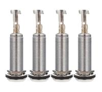 ifundom 4pcs Bass Barrel Jack Guitar Jack Audio Socket for Electric Bass Use Socket Plug Adapter