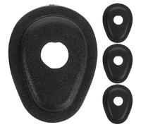 ifundom 4pcs Black Motorcycle Turn Signal Spacer Kit for Front Rear Indicator Adapter Precision-crafted for Improved Signal Placement and Custom Aesthetic Compatible with Popular Sport
