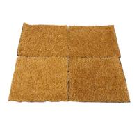 ifundom 4pcs Chicken Nesting Pads: Artificial Grass Coop Bedding Liners Hens Reusable Nest Box Mats For Laying Eggs Poultry Nesting Turf