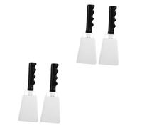 ifundom 4pcs Cow Bells for Football Games Loud Noise Makers Handles for Sporting Events and Cheerleading