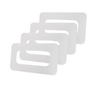 ifundom 4PCS Detachable Fin Base Adapter for Sup Paddle Board Center Fin Box Connector Patch High-strength PVC Replacement Tail Slot Patch Easy Install for Paddleboards