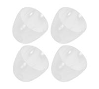 ifundom 4pcs Dome Caps for Baby Bottle - Wide Neck Milk Caps - Clear Feeding Lid - Nipples Dust Cover Compatible with Pigeon Natural Pp/Glass Bottles Replacement