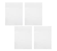 ifundom 4pcs Double-sided Sublimation Aluminum Blanks White 1.0mm Thick Heat Transfer Metal Plates 16x12 Inch Rectangle Metal Panels for Crafting Office Door Signs