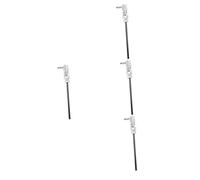 ifundom 4pcs Drum Kit Pedal Link Bar Metal Pedal Linkage for Drum Replacement Connecting Rod