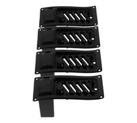 ifundom 4pcs Electric Guitar Pickup Casings Replacement Plastic Covers Coil Shield for Single Coil and Humbucker Bass Guitar Accessories Easy Installation for Beginners and Musicians
