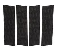 ifundom 4pcs Eva Surfboard Traction Pads Non-slip Tail Pads Lightweight Stripe Design Support for Longboard and Surfboard Surfing Accessories
