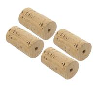 ifundom 4pcs Flute Cork Plugs Replacement for Headjoint, Natural Cork Material, Simple to Use, Extend The Life of Flute, for Woodwind Instrument Replacement