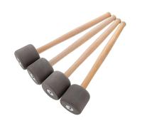 ifundom 4pcs Foam Drum Mallets Sticks with Wood Handle Replacement Accessory Easy to Hold for Drum and Percussion Instruments Suitable for Professionals and Students