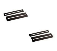 ifundom 4pcs Fretboard Protectors for Guitar and Bass Guards for Luthiers for Fretwork and Polishing Black Design