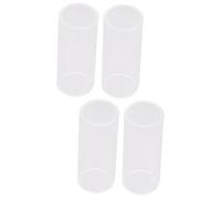 ifundom 4pcs Guitar Slide Glass Bottleneck for Acoustic Electric Guitar Finger Slide for Blues Lap