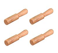 ifundom 4pcs Hand-made Buddha Sound Bowl Sticks for Yoga and Meditation, Practical Synthetic Material with Fine Workmanship, Suitable for People Who like Buddhism and Yoga Accessories