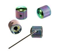 ifundom 4pcs High Precision Volume Control Knobs for Electric Bass Stylish Dome Tuning Pegs for Enhanced Tone and Effortless Installation