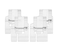 ifundom 4Pcs Low Shank Presser Foot Set for Sewing Machine Satin Stitch Embroidery Sewing Feet Accessories for Quilting and Patchwork