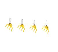 ifundom 4pcs Metal Music Book Clip Music Note Shaped Page Holder for Easy Reading Viewing for Piano Keyboard Score Holder