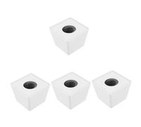 ifundom 4pcs Microphone Cover for Interview Mic Windscreen Covers for Corporate Meetings News Microphone Prop Cube Holder Professional Broadcast Accessory