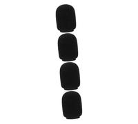ifundom 4pcs Microphone Sponge Cover Mic Windscreen Protective Accessory for Handheld Microphone Use in Vlogging and Recording