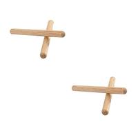 ifundom 4pcs Mini Wooden Rhythm Sticks for Drumstick Percussion Wood Drumsticks for Drum and Drum Accessories for Drummers