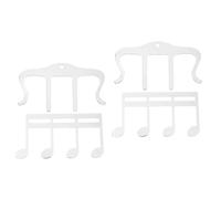 ifundom 4pcs Music Score Clips for Sheet Music Shaped Page Holders Book Accessories for Pianos Guitars Violins and More