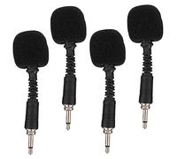 ifundom 4pcs Noise Canceling Microphone Line Singing Mic for Live Singing Recording Mic Mini Microphones