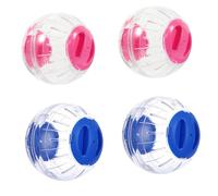 ifundom 4pcs Pet Running Ball for Hamster Exercise Silent Wheel Toy Small Animal Toy Wheel No Squeak Small Active Pets