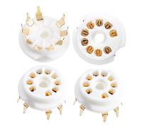 ifundom 4pcs Pin Tube Socket Base for Vacuum Tube Pcb Audio Accessories Easy to Use