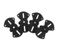 ifundom 4Pcs Plastic Speaker Stand Tray Base Tripod Loudspeaker Support Brackets Mount Accessory for Pro Audio Dj Setups 5.82X3.50X1.89 Inch