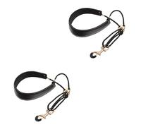 ifundom 4pcs Portable Saxophone Neck Straps Comfortable Sax Strap for Easy Playing Accessory for Professional Beginner Saxophonists Black
