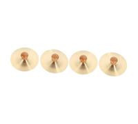 ifundom 4pcs Professional Boys and Girls Finger Cymbals Musical Instrument Jingle Effect Cymbals