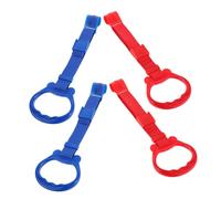 ifundom 4pcs Pull Up Rings for Hanging Gymnastics Rings for Standing Training Walking Assistant Circles for Cribs and Playpens Easy Install Fitness Accessories