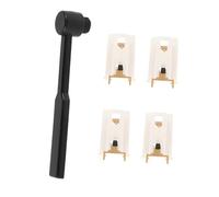 ifundom 4pcs Record Player Needle Replacement Stylus Kit with Cleaning Brush Aluminum Rod Turntable Stylus Compatible with Vinyl Phonograph Players Easy to Install for Vintage Record