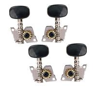 ifundom 4pcs Rl Tuning Pegs for Guitar Durable Tuning Keys for Electric and Acoustic Instruments Essential Replacement Tuners for String Alignment Silver Finish