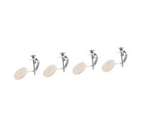 ifundom 4pcs Snare Drum Silencer Compact Drum Mute for Jazz Drummers Noise-reducing Pad for Practice Easy to Carry Plated Design