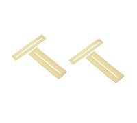 ifundom 4pcs Stainless Steel Guitar Fretboard Protectors Slot for Guitar Fretboard Fingerboard Protection